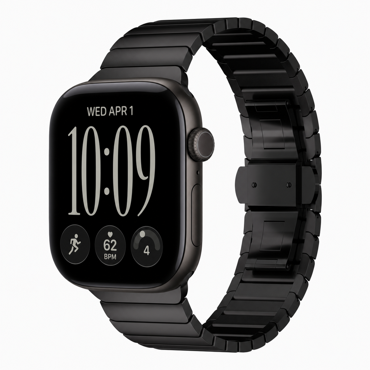 Metal Link Bracelet for Apple Watch Series 12 & Ultra 4/3/2/1