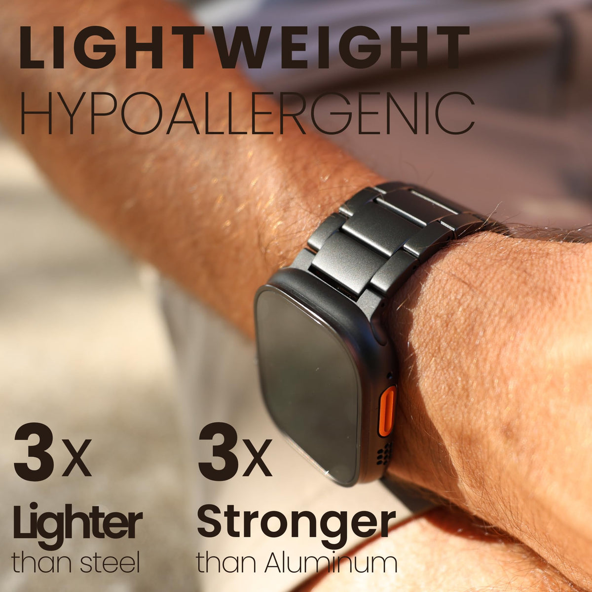 Titanium Band for Apple Watch Ultra 4 3/2/1