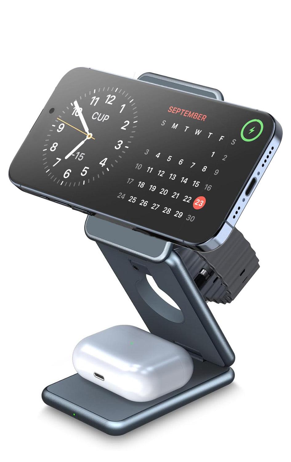 Magmighty Combo Wireless Charging Pad For Earbuds Charging Iphone