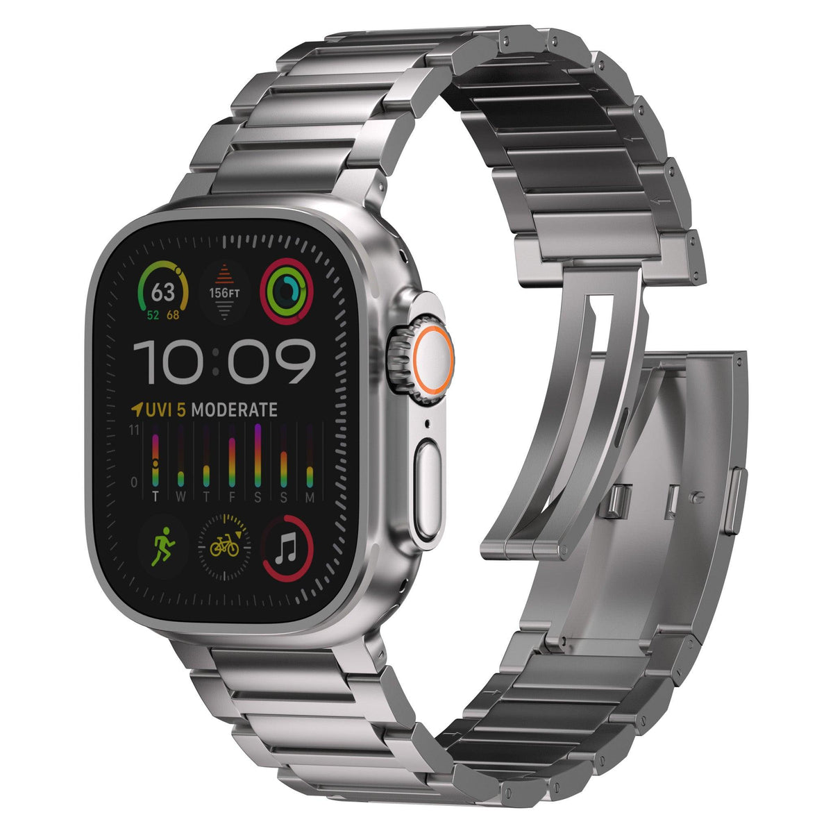 Grade 4 Titanium Band for Apple Watch Ultra 2 and Series 10 - Ultra Supply Co