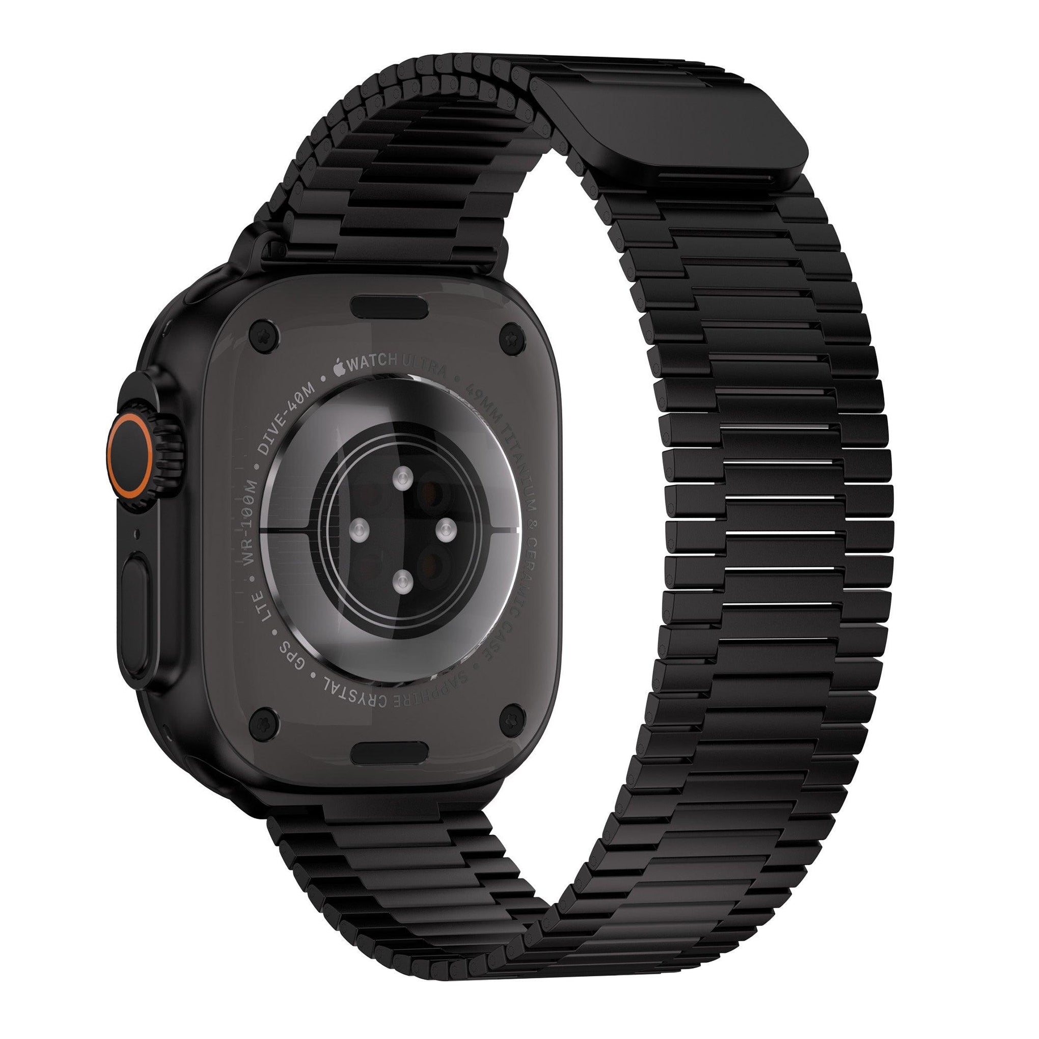 Titanium Natural Milanese Link Band for Apple Watch Ultra 3/2/1 and Series 11