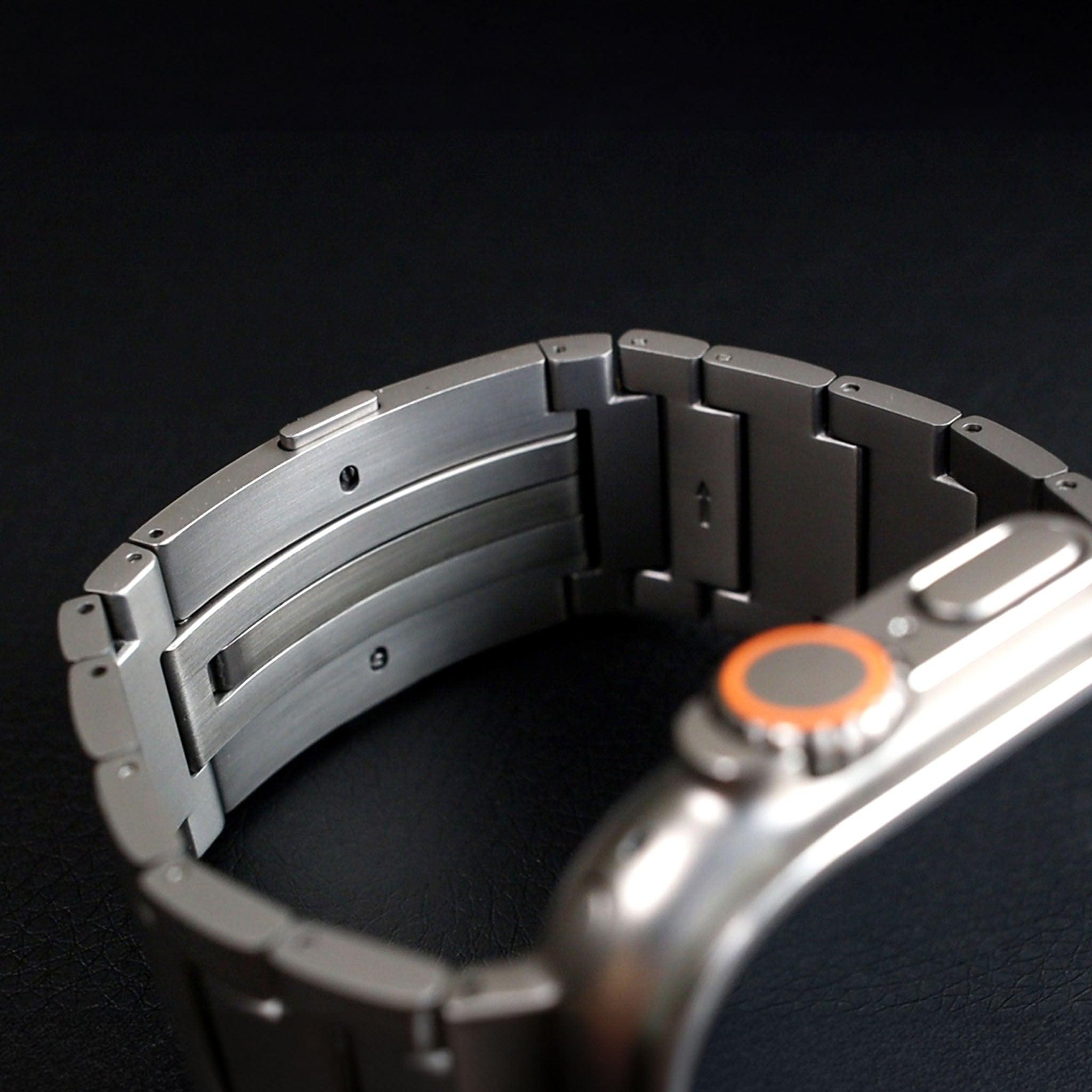 Titanium Band 2nd Gen - Upgraded Folding Buckle for Apple Watch Ultra 2/49mm - Ultra Supply Co
